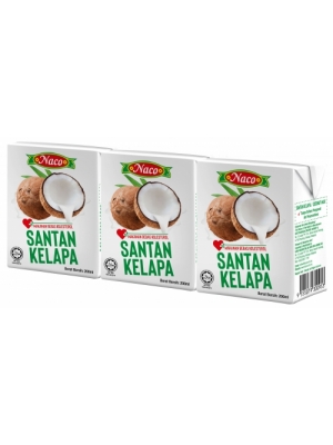 NACO Coconut Milk 3 x 200ml