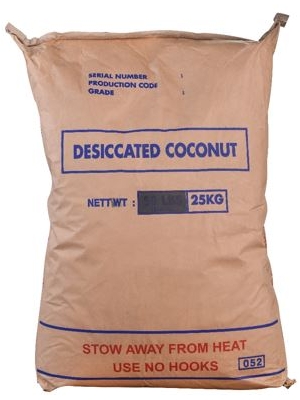 Low Fat Desiccated Coconut (Grade: Fine / Extra Fine)